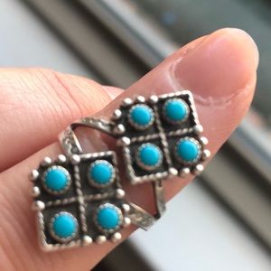 Sterling Turquoise Ring Size 4